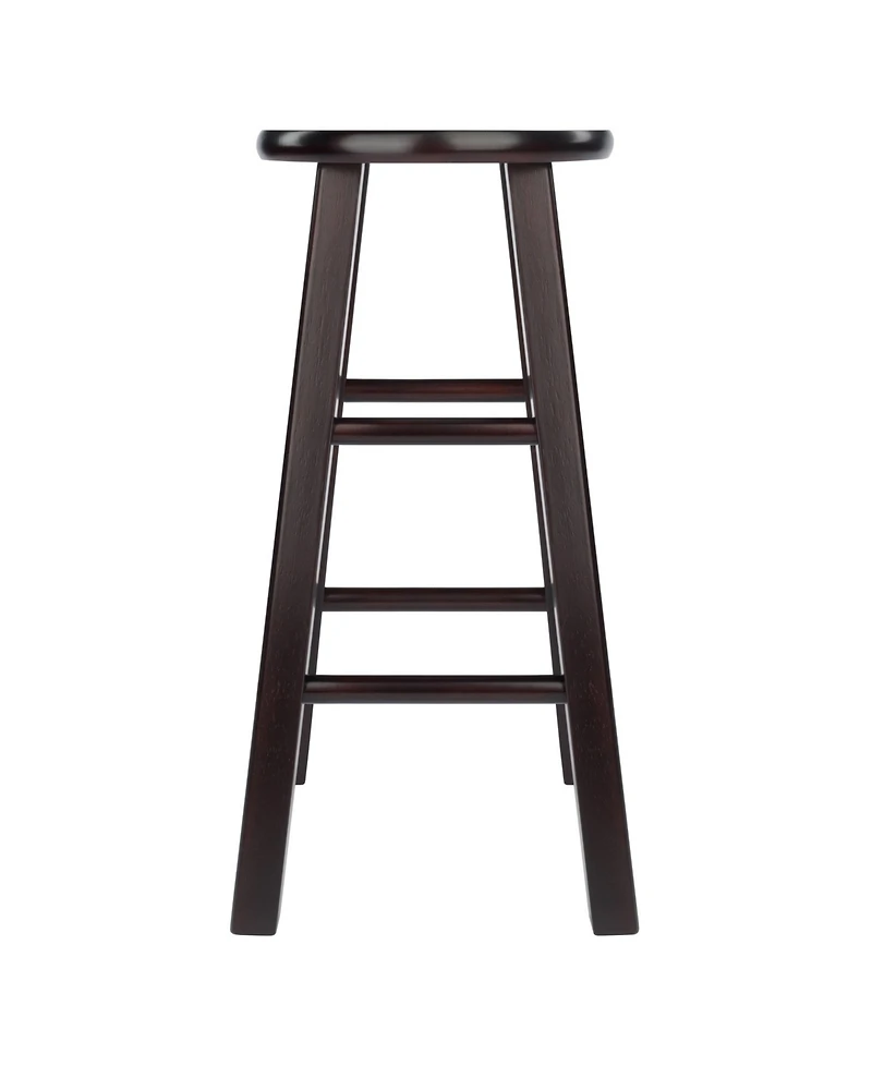 Winsome Element 2 Piece Wood Counter Stool Set