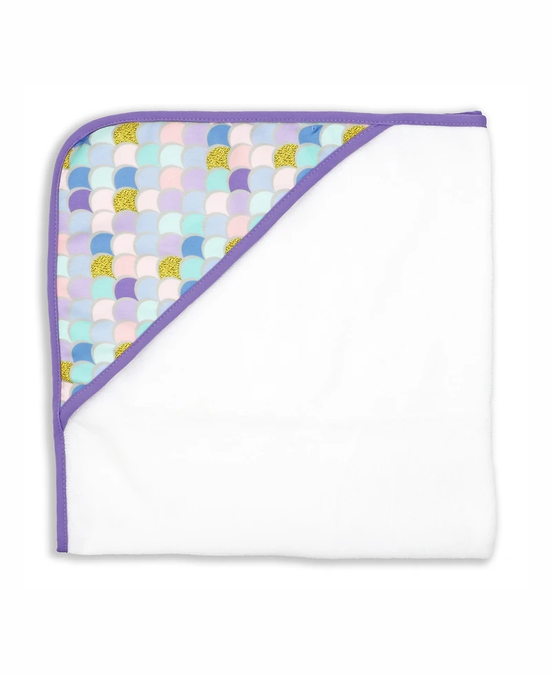3 Stories Trading Baby Girls Mermaid Hooded Towels, Pack of 2