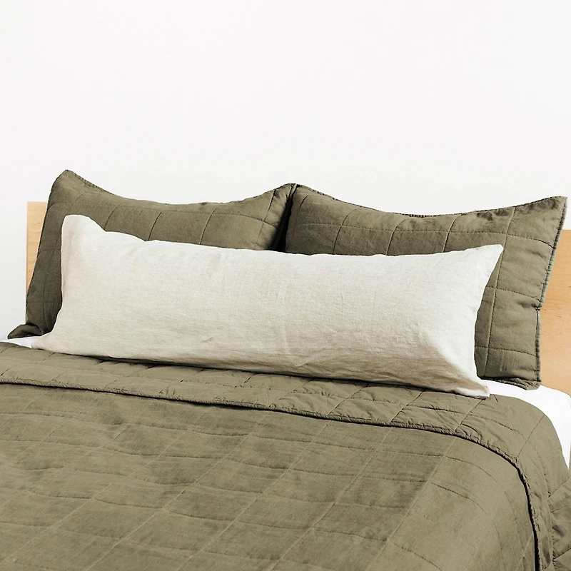 French Linen Box Stitch Quilt - Full/Queen