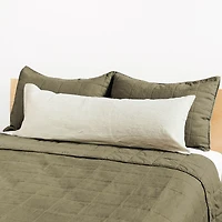 French Linen Box Stitch Quilt - Full/Queen