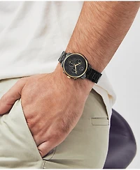Movado Women's Bold Verso Swiss Quartz Black Ceramic Bracelet Watch 39mm