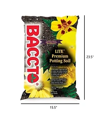 Michigan Peat 1420 Baccto Lite Premium Potting Soil, 20-Quart