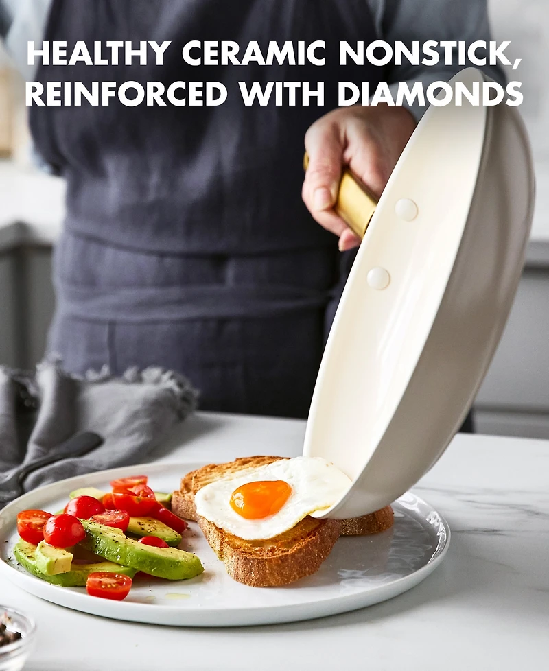 GreenPan Reserve Padova Ceramic 10" & 12" Nonstick Frypans, Set of 2