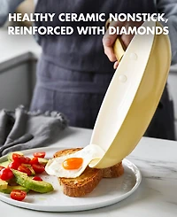 GreenPan Reserve Padova Ceramic 10" & 12" Nonstick Frypans, Set of 2