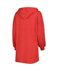 Women's Gameday Couture Scarlet Ohio State Buckeyes Game Winner Vintage-Like Wash Tri-Blend Dress