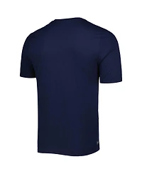 Men's New Era Navy Chicago Bears Combine Authentic Training Huddle Up T-shirt