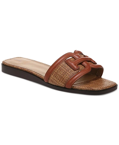 Sam Edelman Women's Irina Logo Emblem Slide Sandals