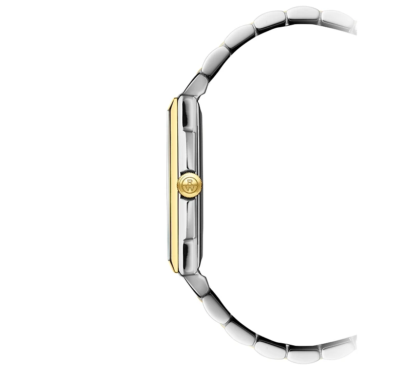 Raymond Weil Women's Swiss Toccata Diamond (1/20 ct. t.w.) Two-Tone Stainless Steel Bracelet Watch 37x30mm