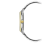 Raymond Weil Women's Swiss Toccata Diamond (1/20 ct. t.w.) Two-Tone Stainless Steel Bracelet Watch 37x30mm