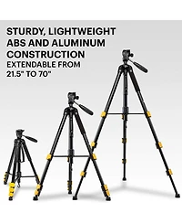 Kodak PhotoGear 2-in-1 Tripod & Monopod w/Remote, Lightweight 70”
