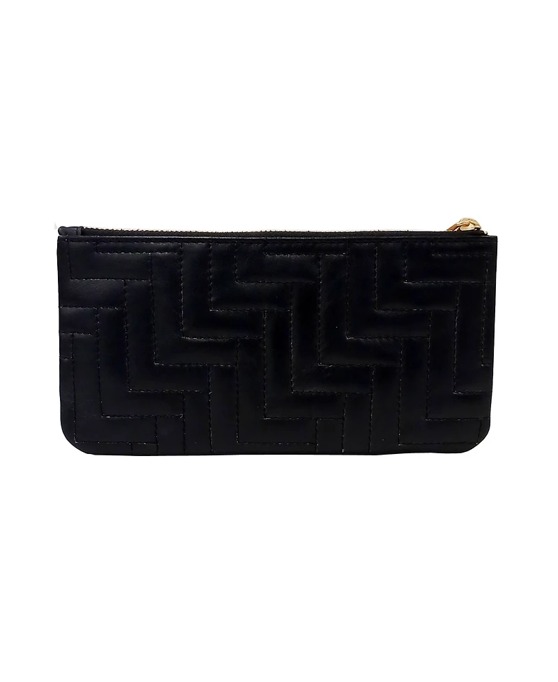 Lodis Women's Signature Quilt Zip Pouch Wristlet Wallet