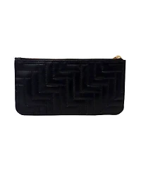 Lodis Women's Signature Quilt Zip Pouch Wristlet Wallet