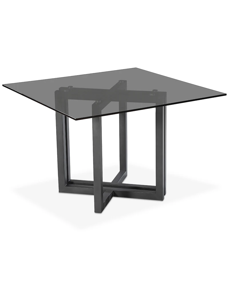 Emila 30" Glass Square Dining Table, Created for Macy's