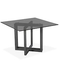 Emila 30" Glass Square Dining Table, Created for Macy's