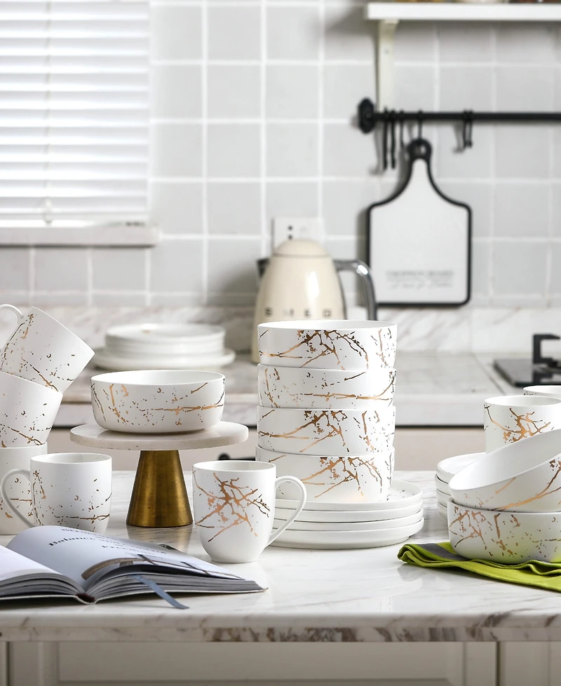 Stone Lain Zora 16 Pc. Dinnerware Set, Service For 4