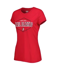 Women's Concepts Sport Red, Black Portland Trail Blazers Badge T-shirt and Pajama Pants Sleep Set