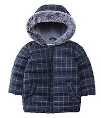 Rokka&Rolla Baby Boys Fleece Hooded Puffer Coat