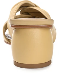 Journee Signature Women's Charlize Twisted Slip On Dress Sandals