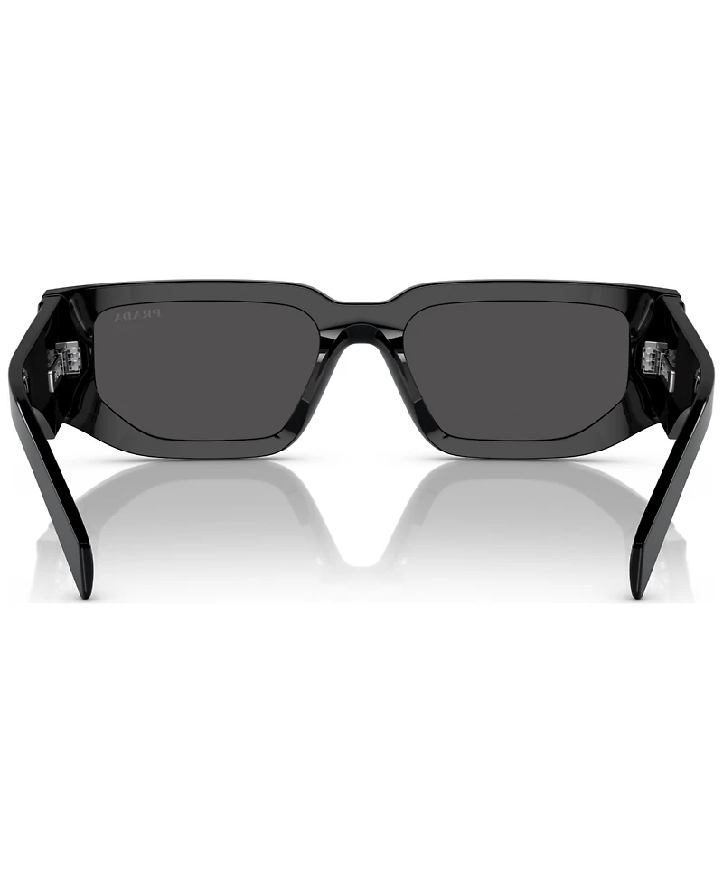 Prada Symbole Rectangular Men's Sunglasses, Pr 09ZSF