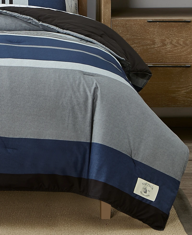 Nautica Rendon Reversible 3-Piece Comforter Set, King