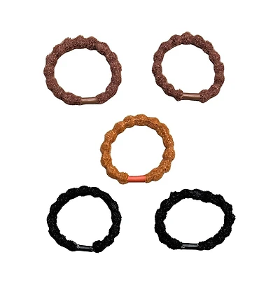 Hair Tie Set of 5 - Dark Hair
