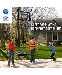 Costway Height Adjustable Portable Basketball Hoop System