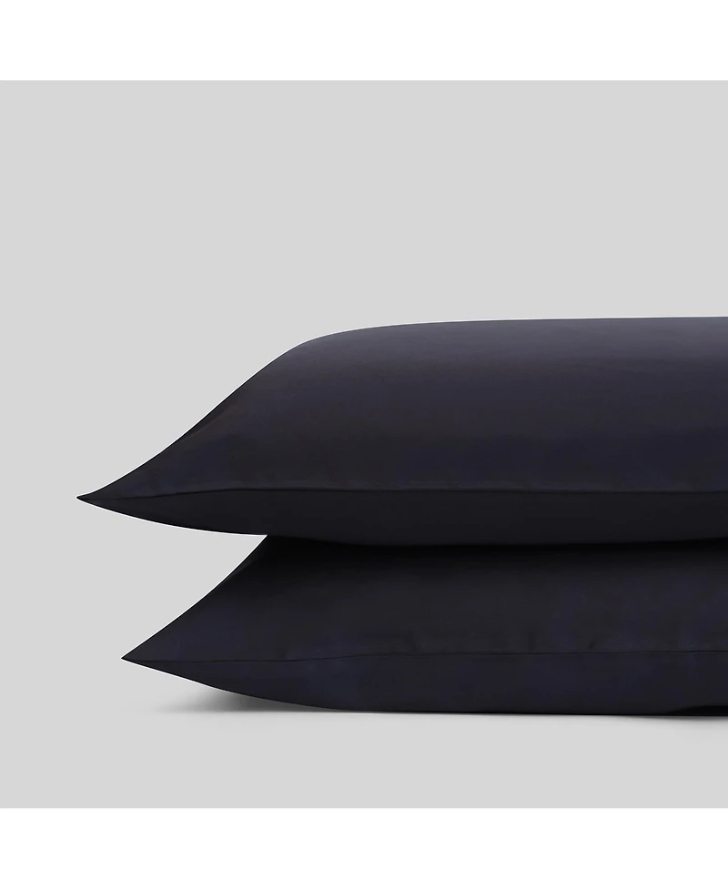 Fabdreams Organic 300 Thread Count Certified Cotton Percale Pillowcase Set of 2