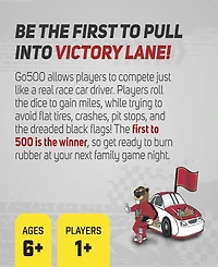 Zobmondo Go500 Racing Dice Table Game for Adults and Family Sports Fans