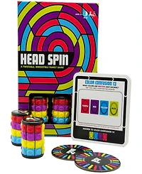 Project Genius Head Spin Family Two-Player Fidget-Spinner Game