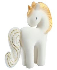 Tikiri Shining Stars Unicorn Rubber Rattle with Crinkle Wings
