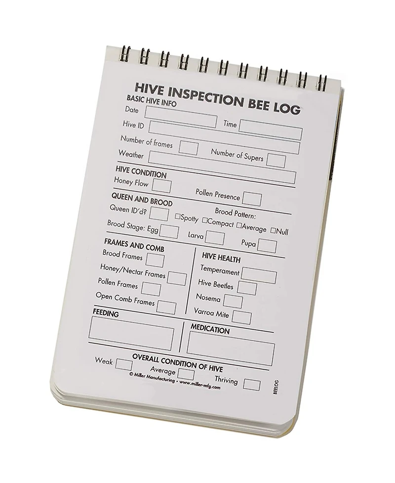 Little Giant Beehive Log Beekeepers Tracking Journal