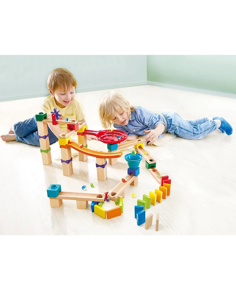 Hape Wooden Marble Run Race Track - 81 Pcs