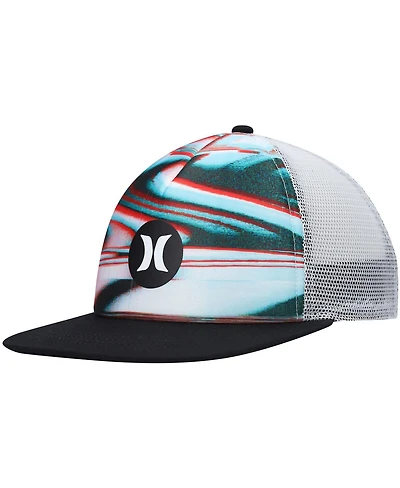 Men's Hurley Black Balboa Trucker Snapback Hat