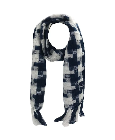 Women's Foco Seattle Seahawks Checkered Woven Blanket Scarf