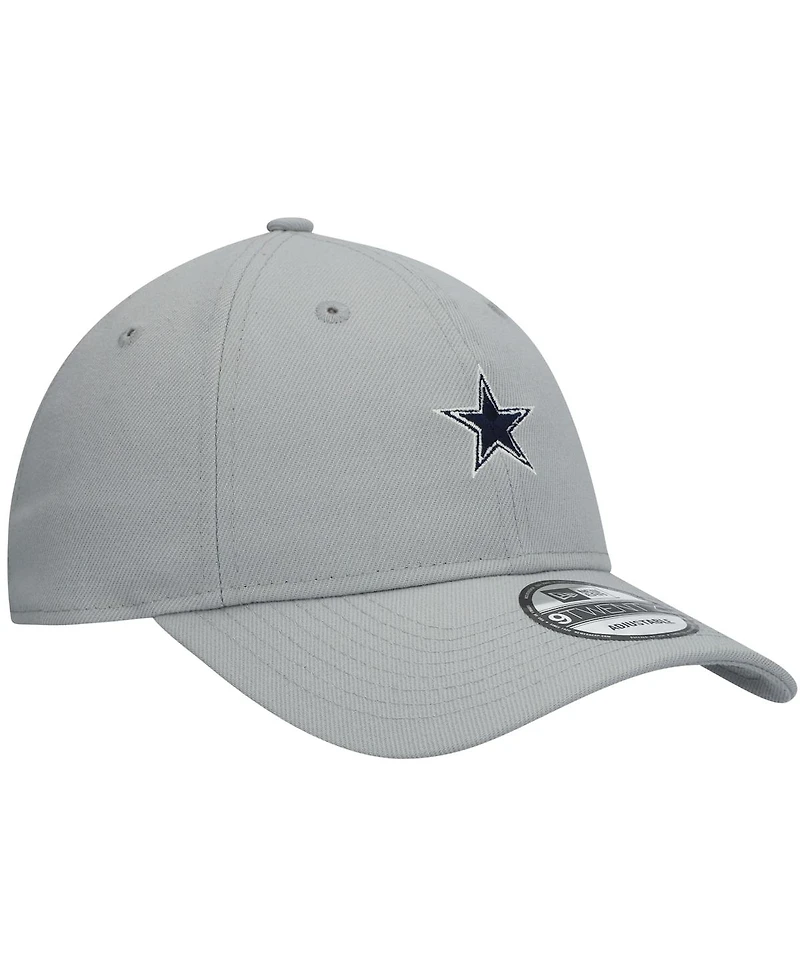 Men's New Era Gray Dallas Cowboys 9TWENTY Adjustable Hat