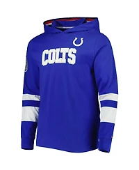 Men's Tommy Hilfiger Royal, White Indianapolis Colts Alex Long Sleeve Hoodie T-shirt