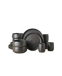 Stone by Mercer Project Shosai 16 Pc. Dinnerware Set, Service for 4