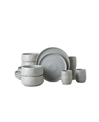 Stone by Mercer Project Shosai 16 Pc. Dinnerware Set, Service for 4