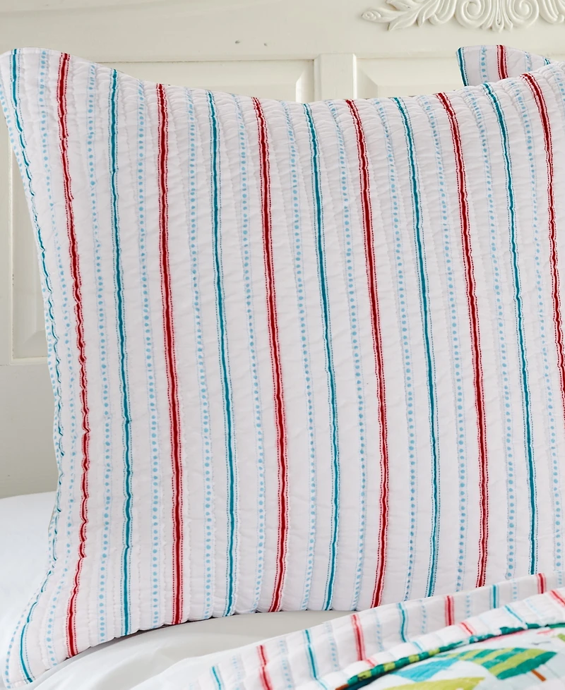 Levtex Holly Jolly 2-Pc. Sham Set, European