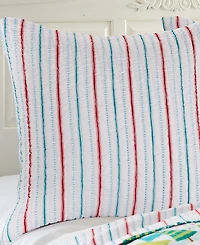 Levtex Holly Jolly 2-Pc. Sham Set, European