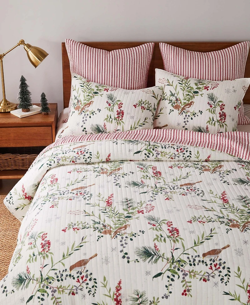Levtex Winterberry Forest 3-Pc. Quilt Set, King