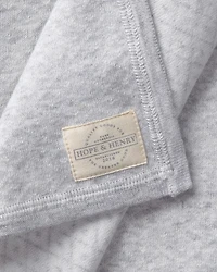 Hope & Henry Baby Jacquard Sweater Blanket