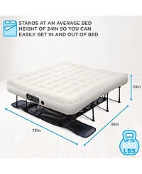 Ivation Ez-Bed, King Size Portable Air Mattress with Built In Pump