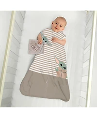 Lambs & Ivy Star Wars Mandalorian Baby Yoda Wearable Blanket/Lovey Gift Set 2pc