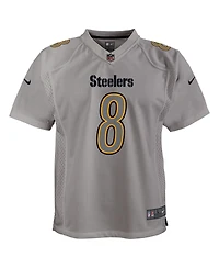 Big Boys Nike Kenny Pickett Gray Pittsburgh Steelers Atmosphere Game Jersey