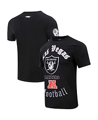 Men's Pro Standard Black Las Vegas Raiders Old English T-shirt