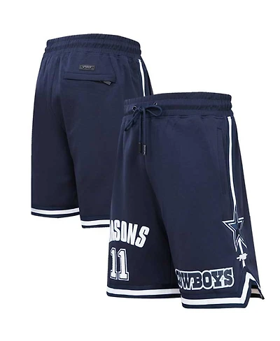 Men's Pro Standard Micah Parsons Navy Dallas Cowboys Player Name and Number Shorts