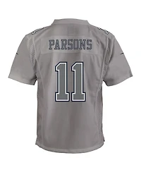 Big Boys Nike Micah Parsons Gray Dallas Cowboys Atmosphere Game Jersey