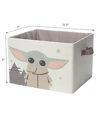 Lambs & Ivy Star Wars Grogu/Baby Yoda Foldable/Collapsible Storage Bin/Basket