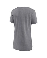 Women's Fanatics Heathered Gray Dunbrooke Drop Back Modern T-shirt